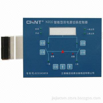 Embossed 3M embedded LED membrane keyboards switch